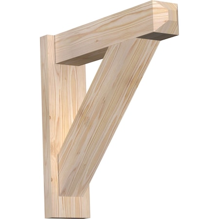 Ekena Millwork Traditional Smooth Craftsman Outlooker, Douglas Fir, 5 1/2"W x 22"D x 22"H OUT06X22X22TRA04SDF